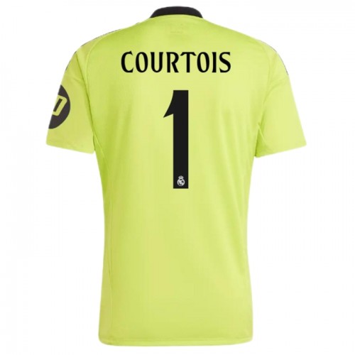 Real Madrid Courtois 1 Voetbalshirt 3e Doelman 2024-25 Real Madrid Courtois 1 Voetbalshirt 3e Doelman 2024-25